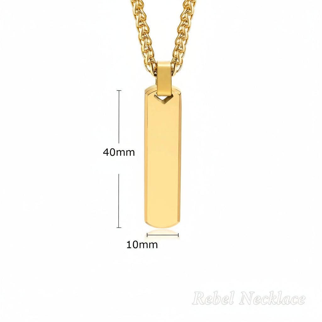 Naszyjnik Unisex o Geometrycznym Designie