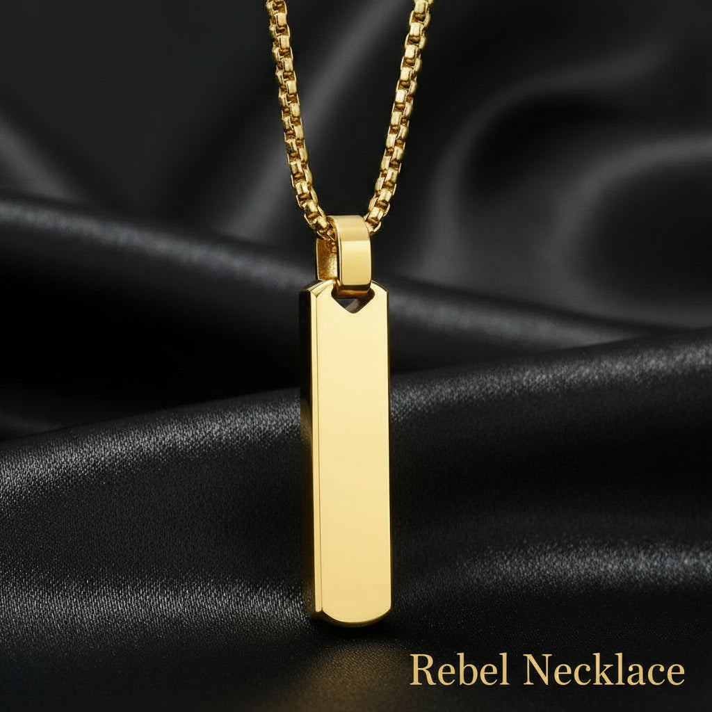 Naszyjnik Unisex o Geometrycznym Designie