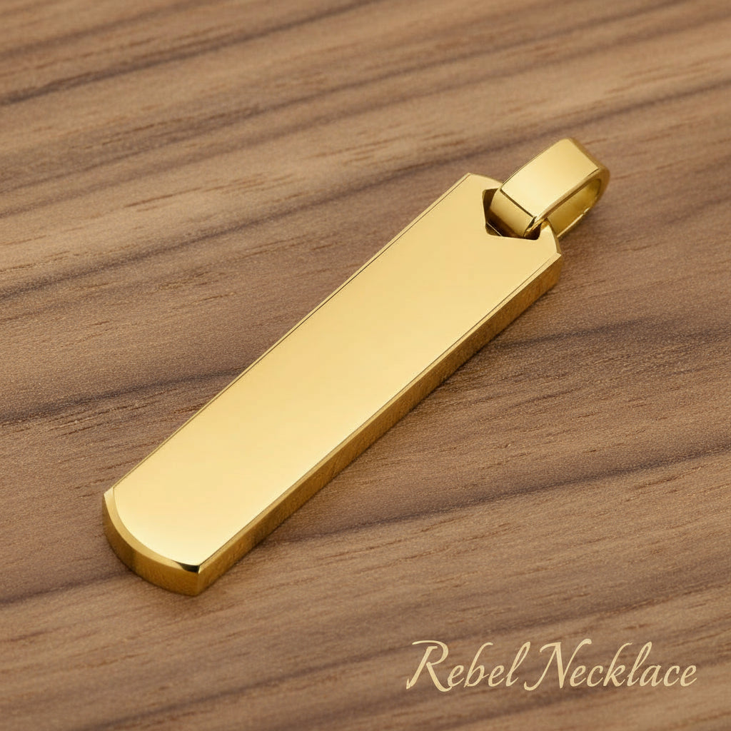 Naszyjnik Unisex o Geometrycznym Designie